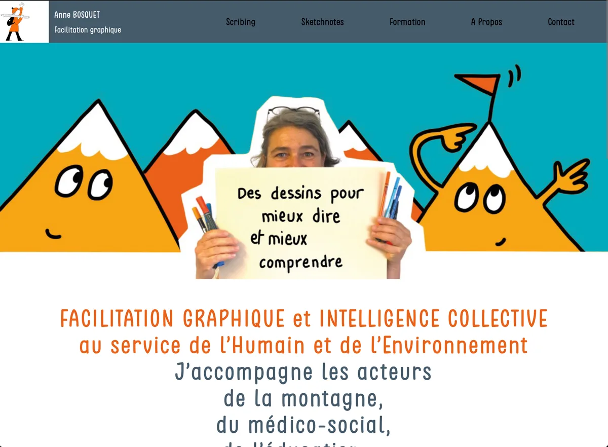 Capture du site Anne Bosquet